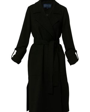 Helen Mcalinden Lydiah Crepe Trench - Black
