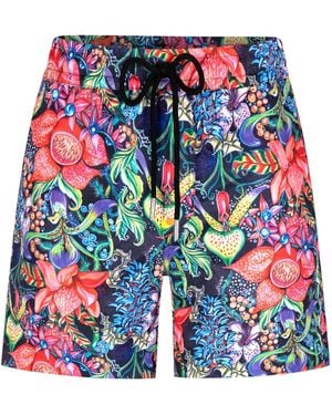 Maison Tangerine Bohemian Garden Swim Shorts - Blue