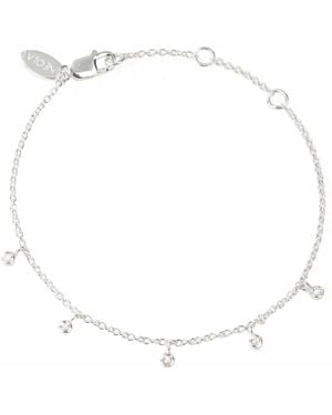 Neola Design Sterling Bracelet With Topaz Gemstones - Metallic