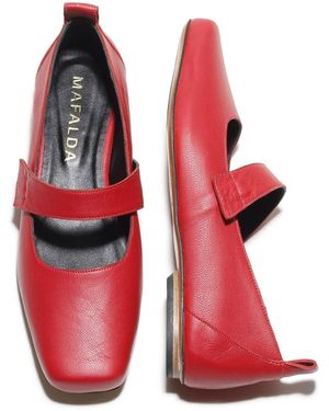 Mafalda Tami Mary Janes - Red