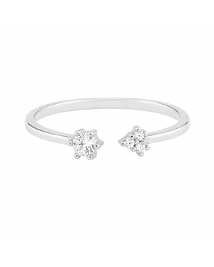 Esterah Open Adjustable Ring - White