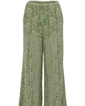The Etta Collection Rosa Trouser - Green
