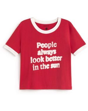 Thinking Mu People Zowie R T-Shirt - Red