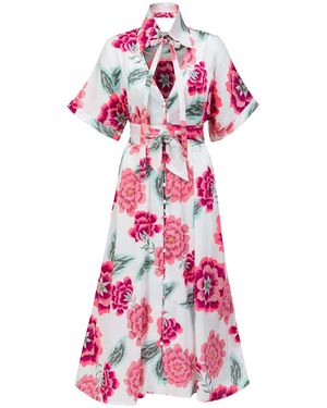 LA FEMME MIMI The Peonies Dress - Pink