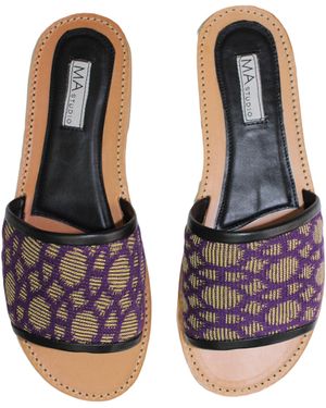 Maria Aristidou Kenai Slides - Black