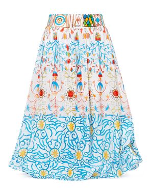 Casa Atelier by Ferdinando Fusco Nerano Maxi Skirt - Blue