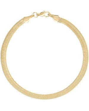 Olivia Le Sahira Herringbone Bracelet - Metallic