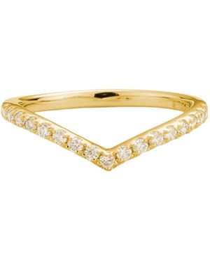 Juvetti Kasso Ring Set With Diamond - Metallic