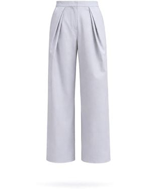Lumina Eligma The Gathered Suit Trousers Ensemble - Blue