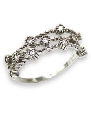 1610Istanbul Istanbulite Night Ring - Metallic