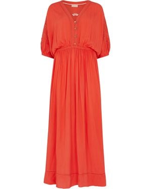 Raffya Somerton Embroidered Maxi Dress