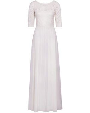 Alie Street London Opal Silk And Lace Wedding Gown - White