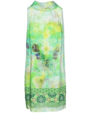 Conquista Straight Sleeveless Print Dress By - Green