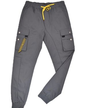 Chuks Collins Crotona Cargo Trousers – Accent - Grey