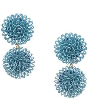 Pats Jewelry Double Light Pompom - Blue