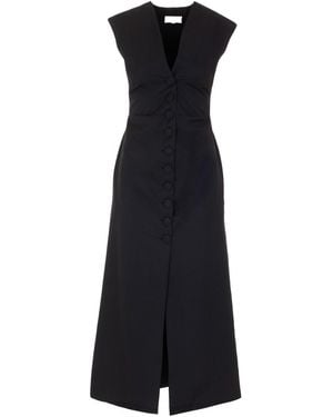 Zamsee Waist Sculpting Vest Dress - Black