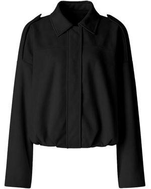 Ats the Label Qiana Suede Jacket - Black