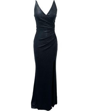 Dress the Population Jordan Sleeveless Mermaid Gown - Blue