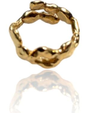 Bio-Trimmings Kinsey Adjustable Ring – - Metallic