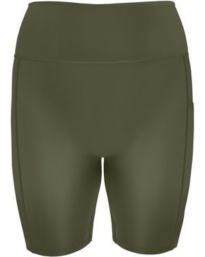 Foxies Ultra Comfy Shorts With Built-In Undies Zero Vpl. Stylish Coverage - Green