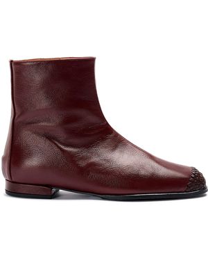 Naguisa Ankle Boots - Brown