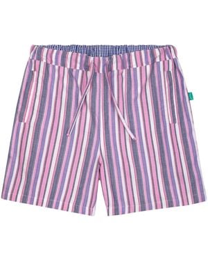 Lounge Vaquita Organic Brushed Cotton Lounge Shorts - Purple