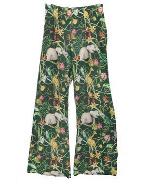 BANNIERE Jungle Silk Pants - Green