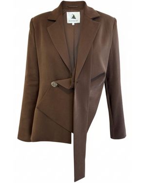 Mirimalist Multi Connect Blazer - Brown