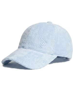 Maison Tangerine Terry Cotton Baseball Cap - Blue