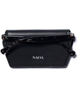 Naoa Slim Glasses Case - Black