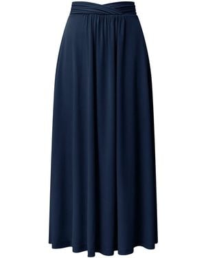 James Lakeland Jersey Midi Skirt - Blue