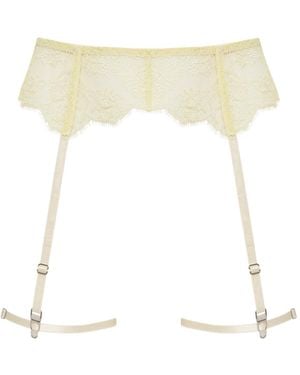 Daily Underwear Garter Belt Bliss Buttercream - White