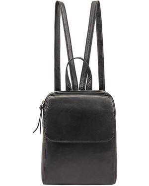 Lloyd Baker Farit Leather Backpack - Black