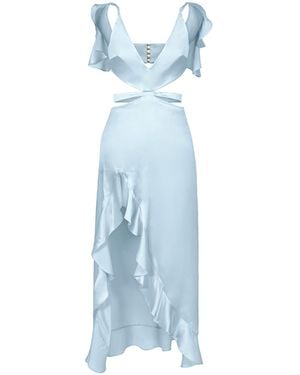 Anse Victorin Angelina Silk Dress - Blue
