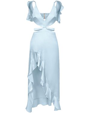 Anse Victorin Angelina Silk Dress - Blue