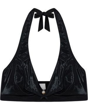 GOD SAVES QUEENS Orea Top - Black