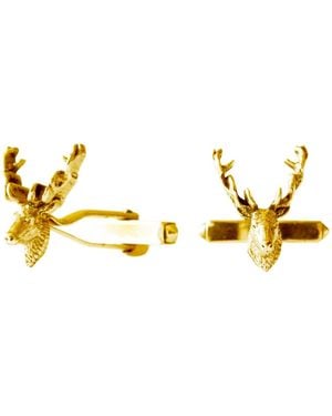 Lee Renee Stag Cufflinks – - Metallic