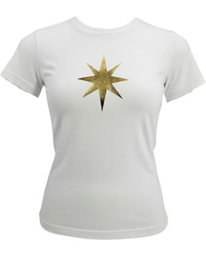 Madison Maison Evil Eye T-Shirt - White