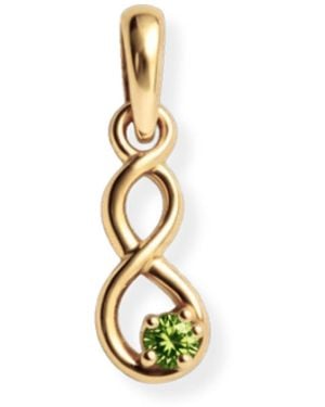 Inari Jewellery Infinity Necklace Pendant - White