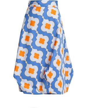 Bianca Popp Wrapped Skirt - Blue