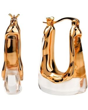Zynnia Collective Neutrals See Through Hoops - Metallic