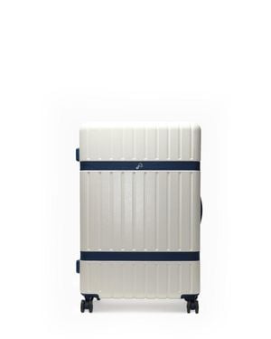 Fenella Smith Cream Nova Large Suitcase - Grey