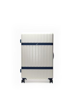 Fenella Smith Cream Nova Large Suitcase - Grey