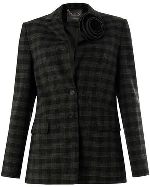 Exquise Regular Plaid Collar Amiri Jacket - Black
