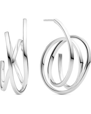 Sif Jakobs Jewellery Earrings Spirale Pianura - Metallic