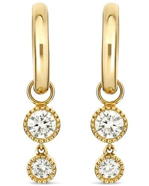 Dinny Hall Lab Diamond Double Charm Drops - Metallic