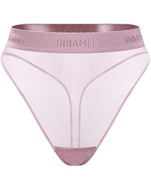 Zhilyova Hanna High-Waisted Thong - Pink