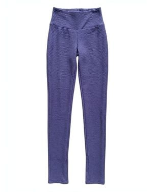 Altra Volta Contour Jacquard Leggings - Blue