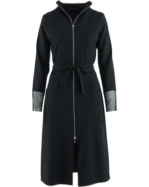 Larisa Dragna Sweater Midi Dress - Black