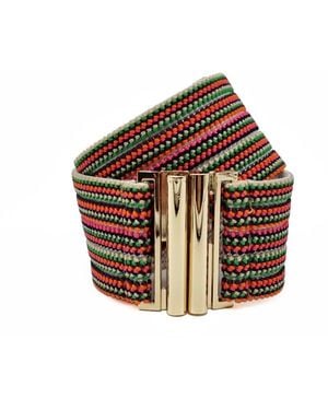 Nooki Design Carnival Elastic Belt -Multi - Brown